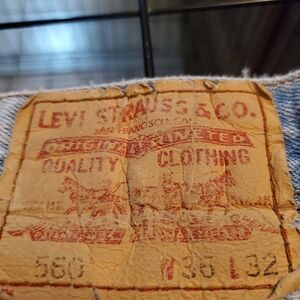 Levi's Classic Blue Denim Jeans